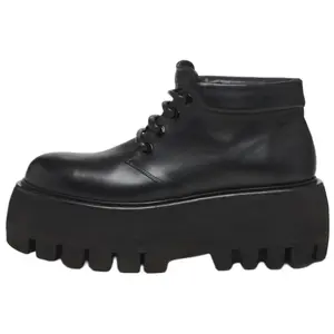 Обувь Oversized Sole Lace Up Alexander McQueen, черный