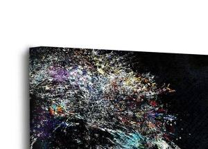 Картина на холсте Hustling Sharks Fall, Heal and Overcome, черный