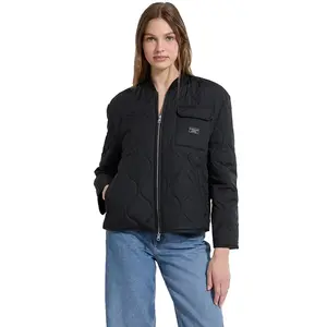 Куртка Guess Jeans Quilted puffer, черный