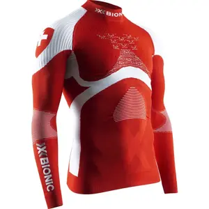 Мужская лыжная футболка ENERGY ACCUMULATOR 40 PATRIOT SWITZERLAND X-Bionic, красный