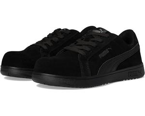 Ботинки PUMA Safety Iconic Suede Low EH, цвет Black/Black/Black