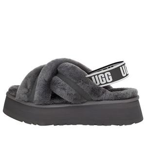 Сандалии disco cross slide 'charcoal' Ugg, серый