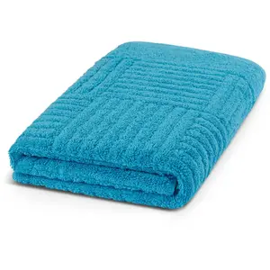 Полотенце для душа CARRE, 100% хлопок, ребристая структура, большой выбор цветов Ross, Ozean