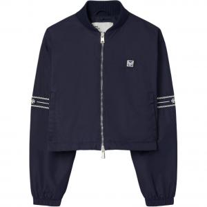 Куртки и пальто SS25 для женщин TORY BURCH, темно marine синий