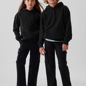 Однотонная толстовка с капюшоном унисекс Gap, черный