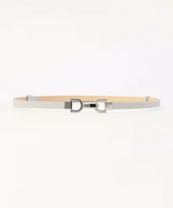 Ремень с скользящим крючком (ширина 1,0 см) Comme Ca Ism, цвет Light Gray