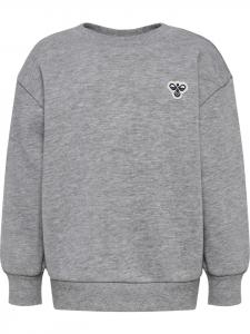Детская толстовка "Mini Loose Crewneck Bee" серого цвета Hummel