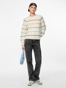 Пуловер Pieces Pullover, кремовый