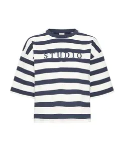 Полосатая толстовка полное затмение Ichi, мультиколор