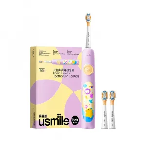 Детская электрическая зубная щетка Usmile, dream фиолетовый