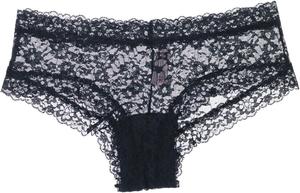 Victoria's Secret Трусики Posey Lace Cheeky, Black