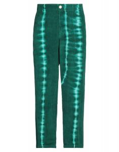 Брюки The Elder Statesman, изумрудно-зеленый