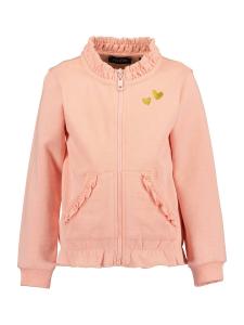 BLUE SEVEN Худи на молнии в персиковом цвете