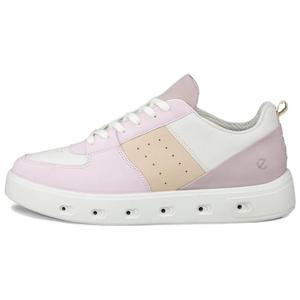 Ecco SS26 Street 720 Collection Кожаные низкие кеды Casual для женщин, розовые 209713