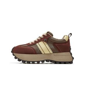 Нескользящие низкие повседневные туфли для женщин ST&SAT, Red