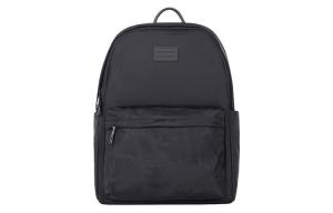 Samsonite Кожаный рюкзак большой мужской черный