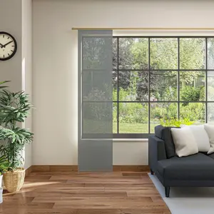 Нейтекс для вас! Раздвижная штора «Алора Эко», (1 шт.) Neutex For You!, антрацит