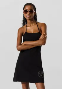 Пляжный аксессуар ikon со стразами, прозрачный Karl Lagerfeld, Black