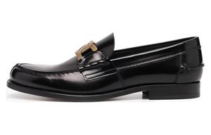 Кожаные лоферы с цепочкой TOD'S, Original Shoe Box Not Included