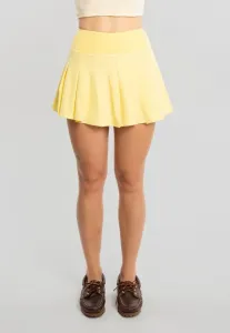 Повседневная базовая юбка а-силуэта Another Cotton Lab, Yellow