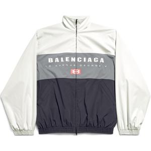 Balenciaga Куртка мужская прямая серая черная, Gray Black