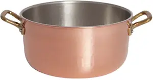 Кастрюля для мяса Pintinox Pinti Rame с двумя ручками, медный