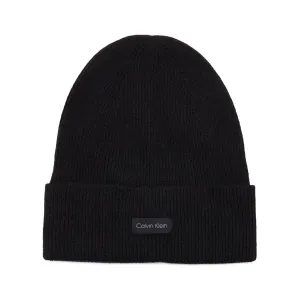 Эфирная шапка с добавлением шерсти и кашемира. Calvin Klein, черный