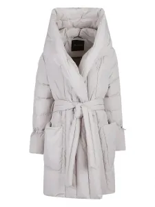 Пальто-халат с поясом Moorer, нейтральный