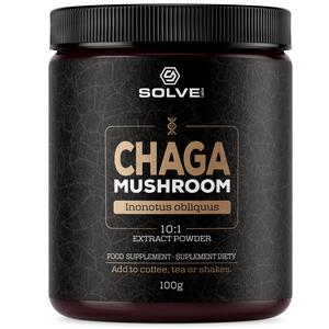 Бад с экстрактами грибов 10:1 Solve Labs Chaga, 100 гр