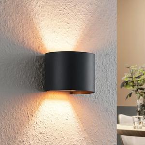 Настенный светильник G9, золотисто-черный металлический Novel, черный/золотистый