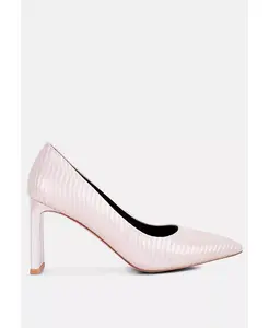 Туфли-лодочки Tickles на итальянском блоке London Rag, загар/бежевый