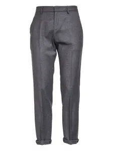 Зауженные брюки Gaubert с манжетами Dondup, серый