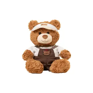 Милый костюм плюшевый мишка кукла 28 см высотой PUDOWRABBIT, коричневый