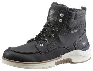 Ботинки на шнуровке MUSTANG 4161607, Black