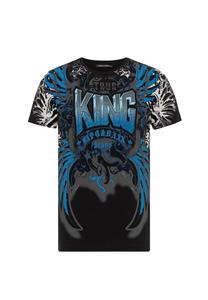 Футболка с крутым принтом спереди Cipo & Baxx, черный