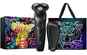 Набор ограниченной серии s5166 год тигра роторные бритвы полностью моющиеся многофункциональная бритва PHILIPS