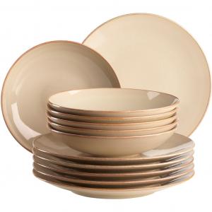 Сервиз OSSIA, набор тарелок, керамика Mäser, серый