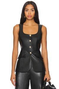 Кья топ Amanda Uprichard, черный