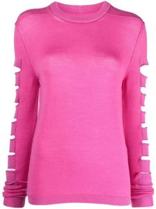 Rick Owens джемпер в рубчик, розовый