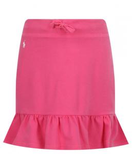 Юбка Polo Ralph Lauren с логотипом, розовый