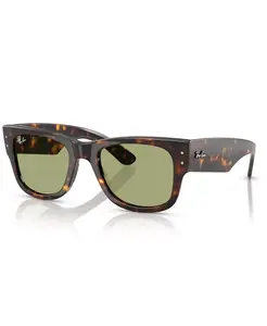 Унисекс солнцезащитные очки MEGA Wayfarer, RB0840S Ray-Ban, коричневый