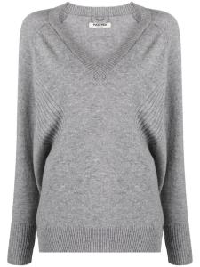 Max & Moi кашемировый джемпер с V-образным вырезом, серый