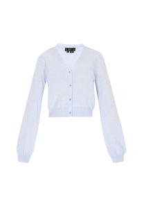 Faina Кардиган вязаный в пастельно-голубом цвете