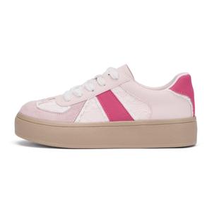 Hotwind Кремовые повседневные женские туфли на шнуровке серии Anti-Slip с противоскользящей подошвой и износостойким покрытием низкие 14 розовые, цвет 14 Pink