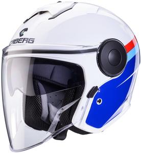 Шлем Caberg soho zephir jet, White/Blue/Red