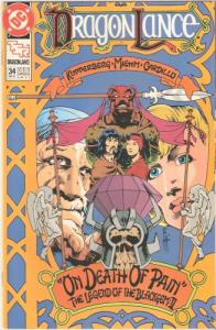 Dragonlance #34 ("On Death of Pain" The Legend of the Blackgem:II) September 1991 (DC Comics)