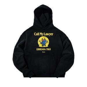 Худи Market Smiley Call My Lawyer Bear Hoodie, Black