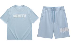 Повседневный спортивный стиль Unisex Crew Neck тонкий KELME, clothing sets (серый синий)