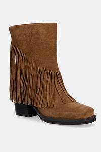 Замшевые ботильоны Pia-F Steve Madden, коричневый