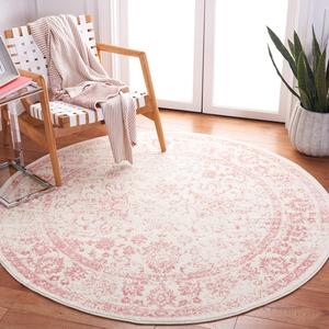 Ковер SAFAVIEH, 305 x 305 см, Adirondack Collection Ivory / Rose ADR109H Oriental Distressed Non-Shedding для столовой, прихожей, гостиной, спальни